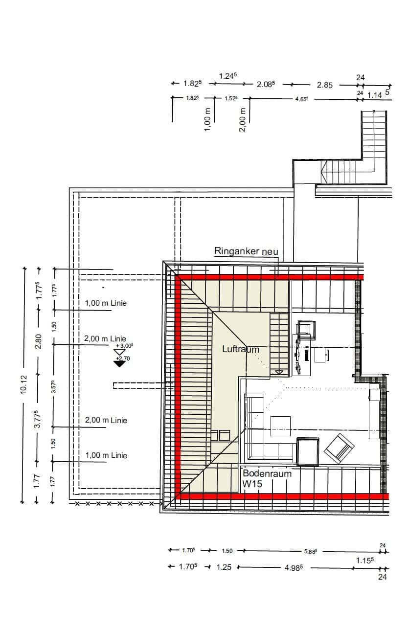 Grundriss 2 – Erstbezug: Exklusive 4‑Zimmer‑Maisonette im Luxus‑Neubau mit XXL‑Dachterrasse