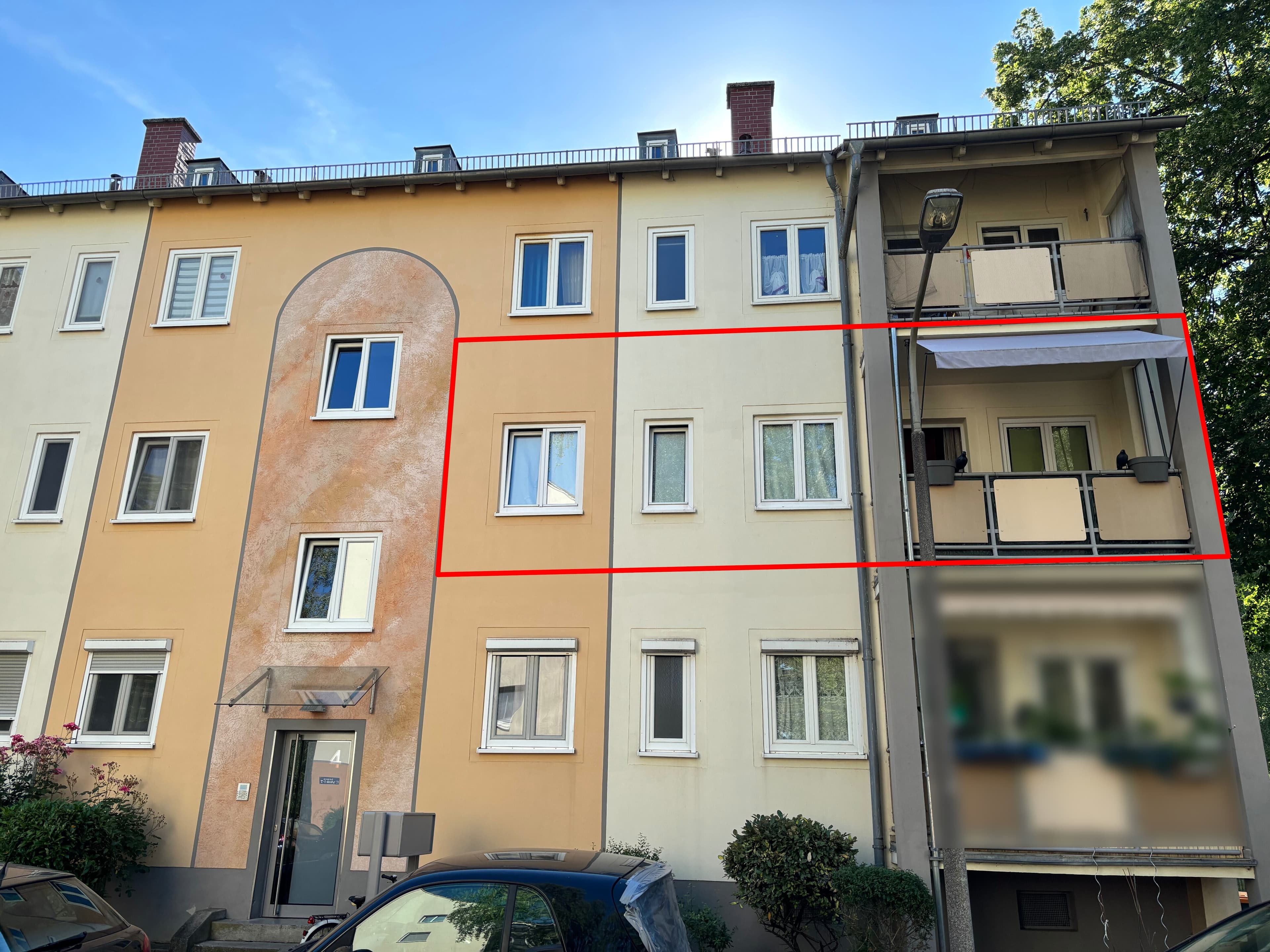 RESERVIERT - Kapitalanleger aufgepasst: 4-Zimmer-Wohnung in Nürnberg, vermietet mit Mietsteigerungspotenzial